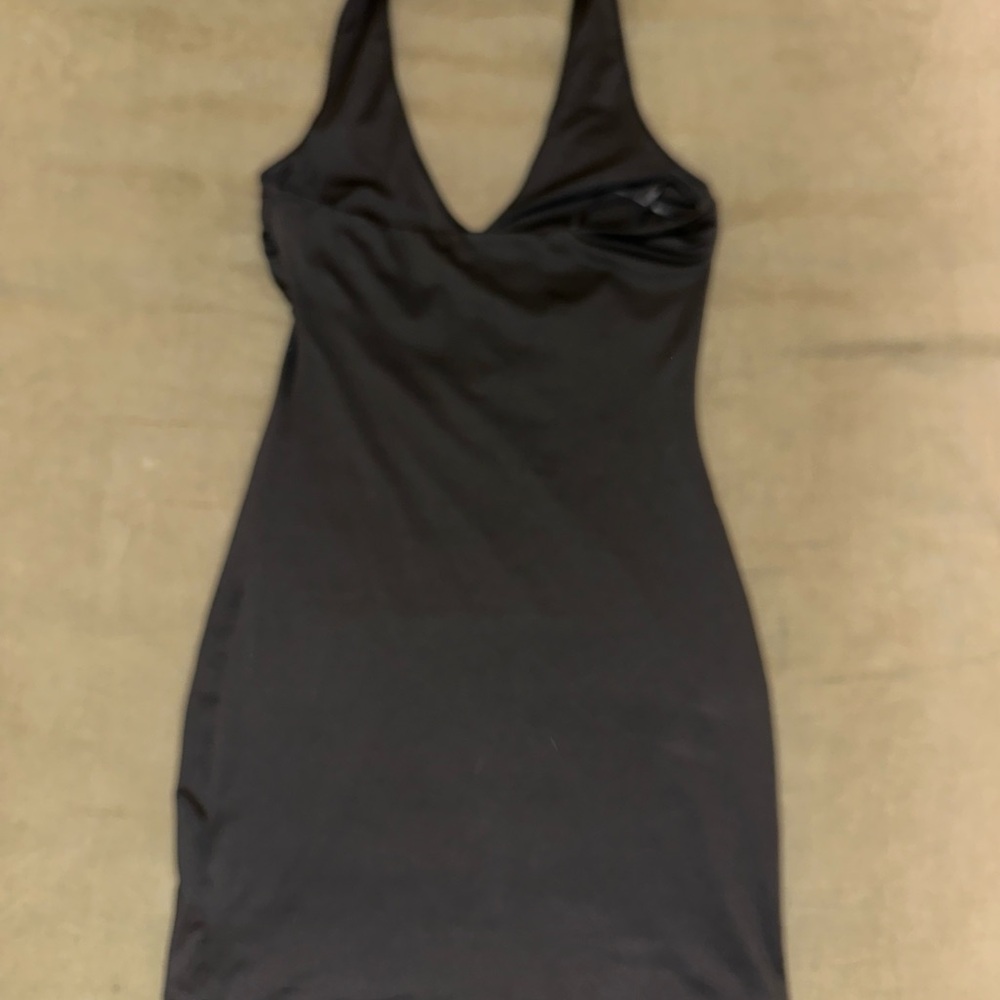 Princess Polly Black Mini Halter Dress - Picture 2 of 2
